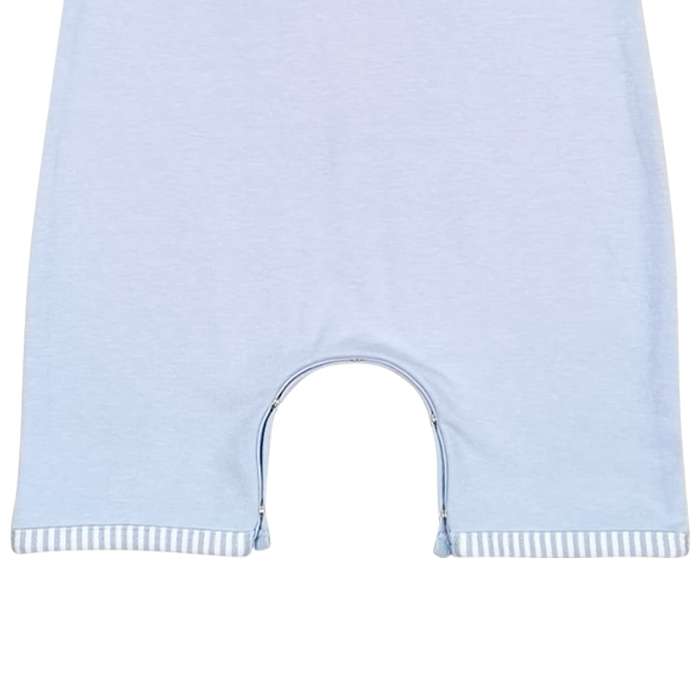 Blue golf embroidery print Baby Romper