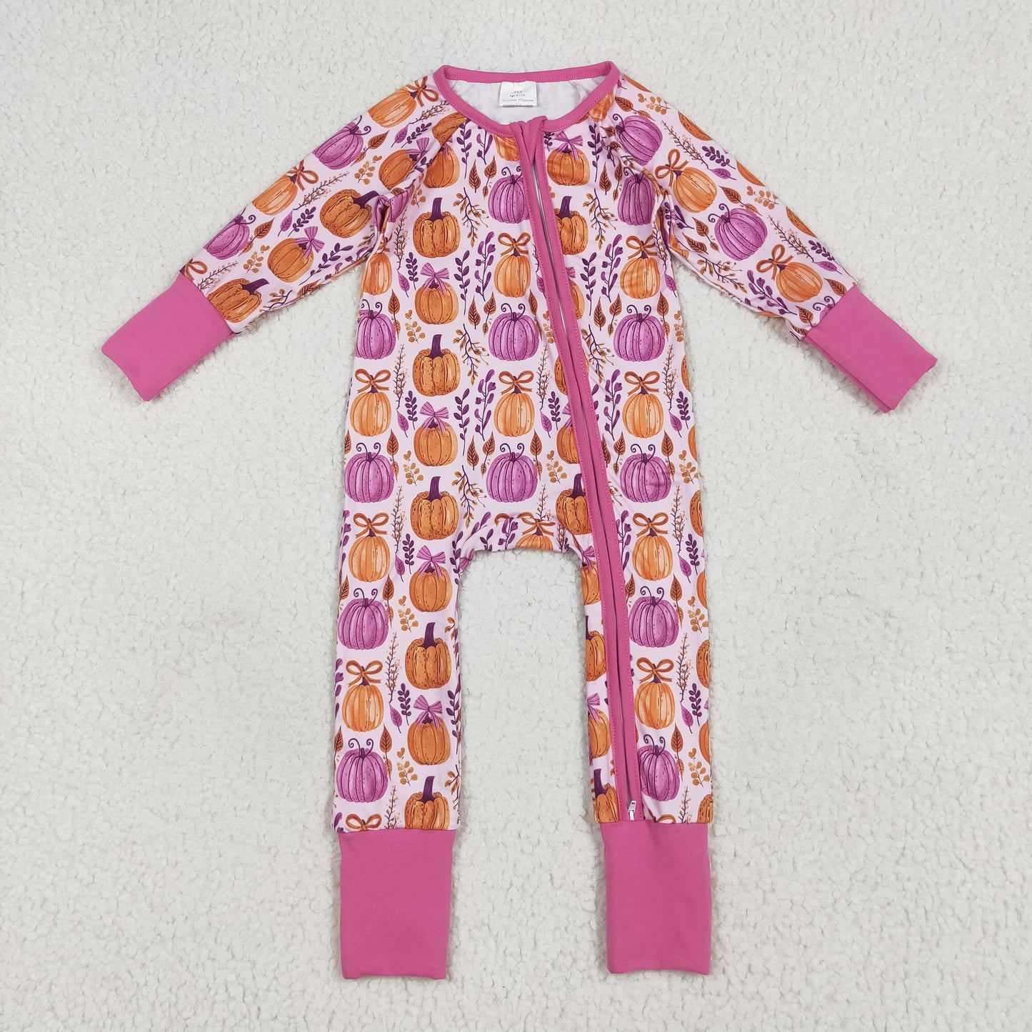 Halloween pumpkin  Print Baby Romper LR2270