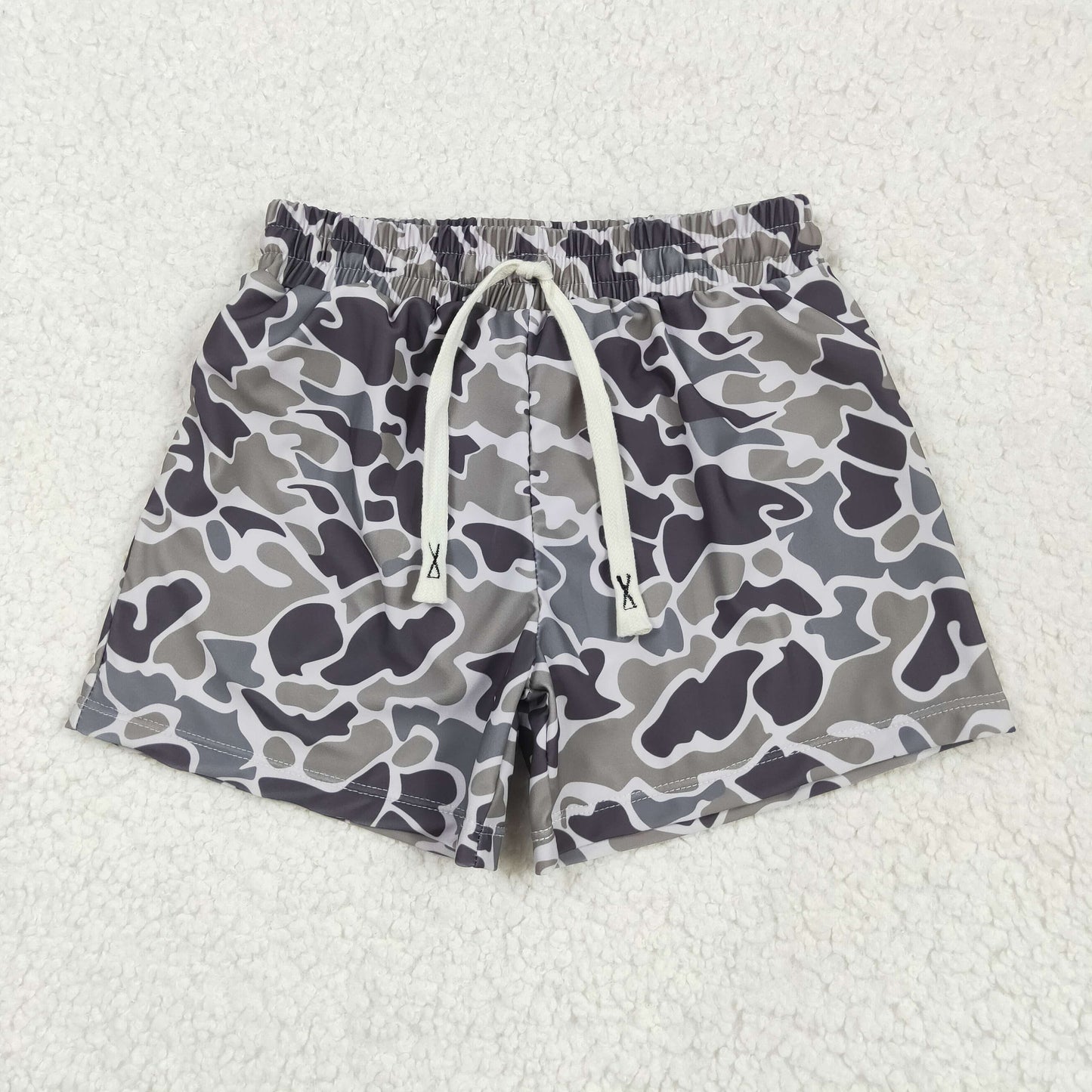 Grey camo Print short swim
