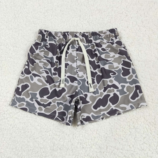 Grey camo Print short swim