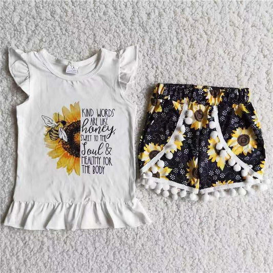 summer sunflowers  Boutique setD7-26