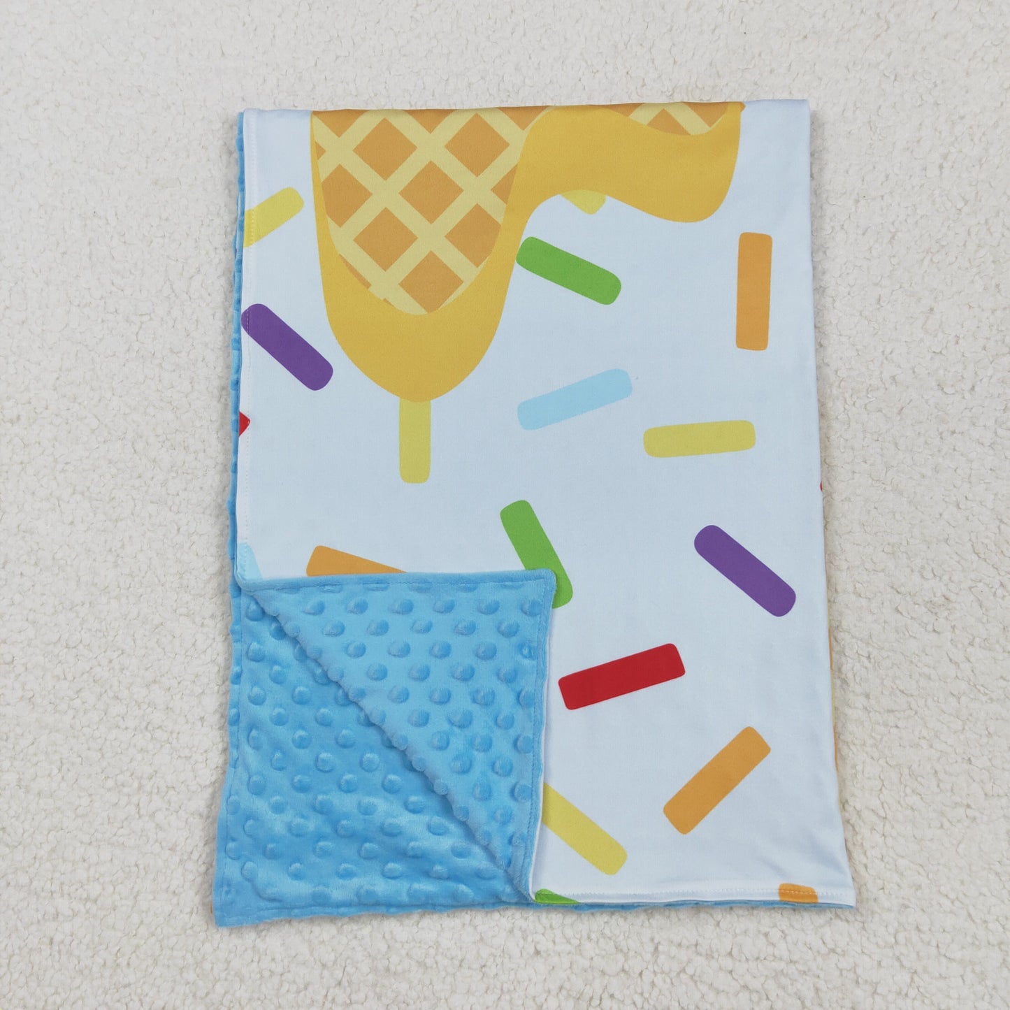 blue candy sprinkle Print Kids's Blanket