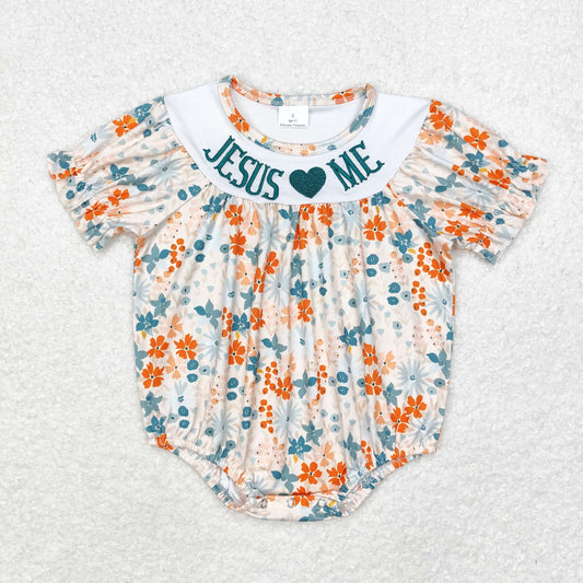 Flowers love me Baby Romper