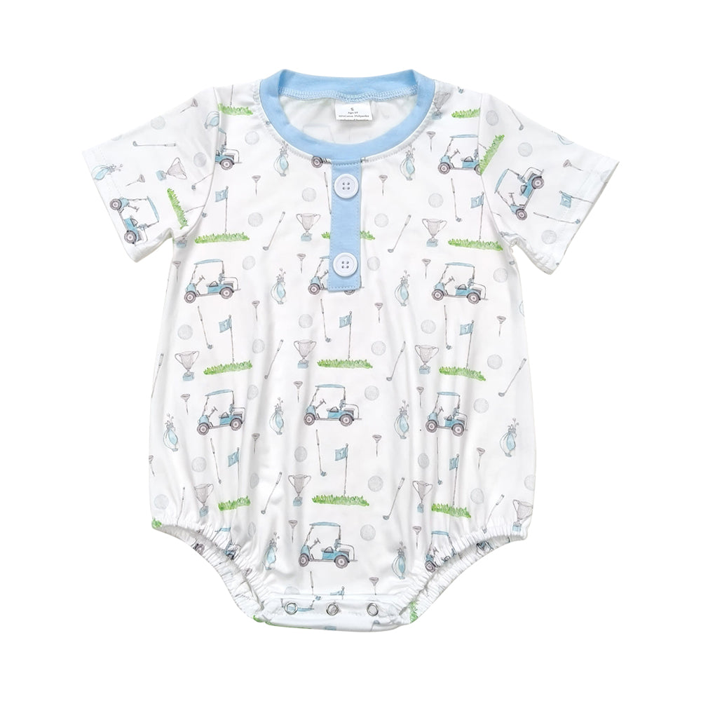 golf print Baby Romper