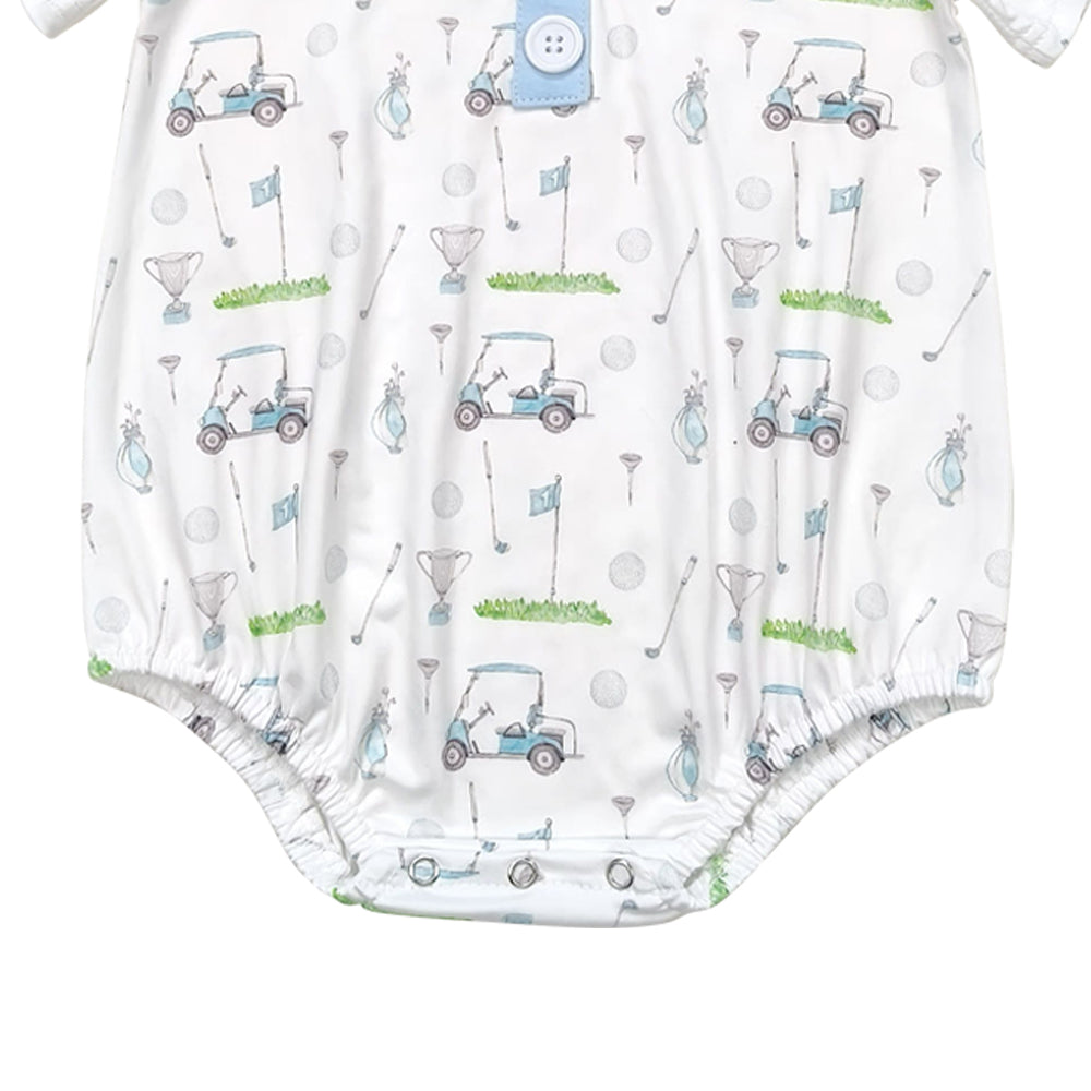 golf print Baby Romper