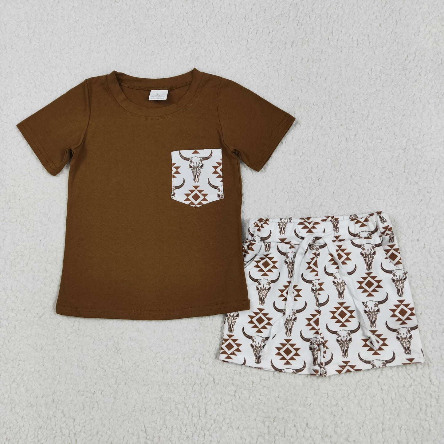 brown cattle boy Set
