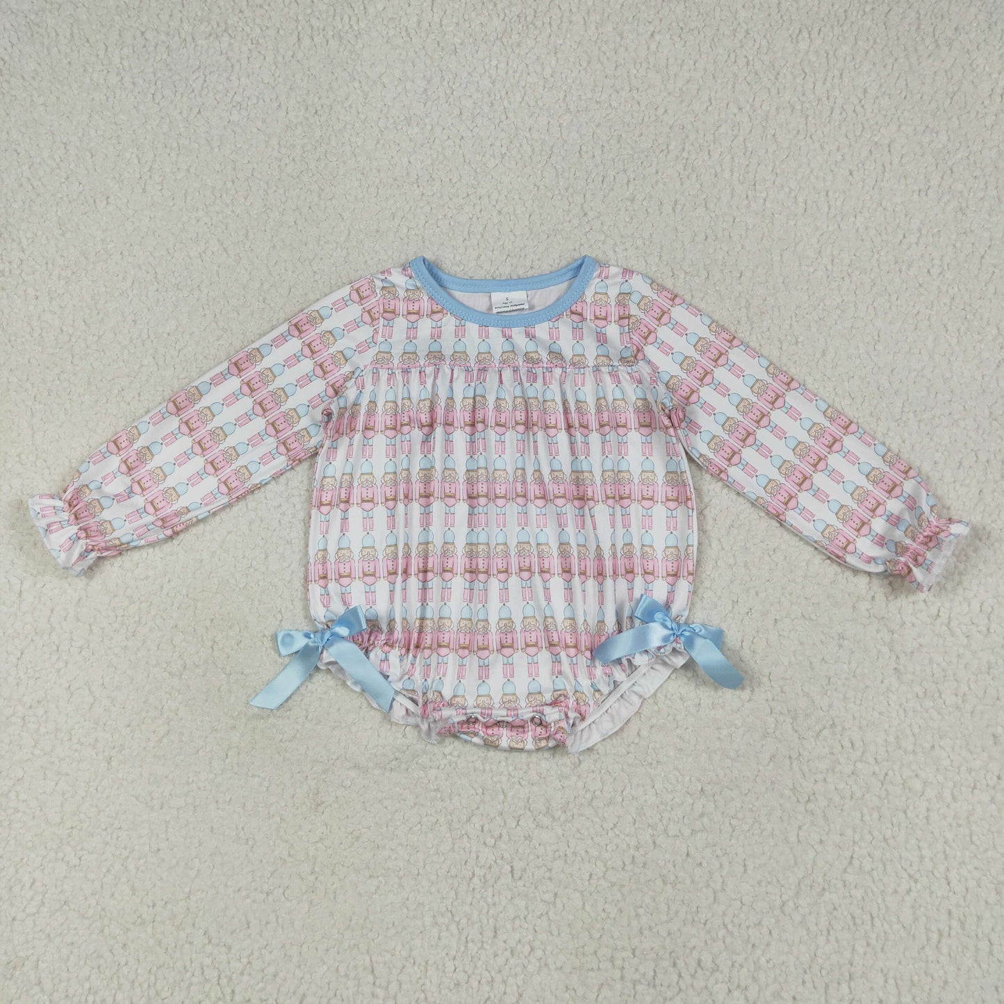 pink cartoon print Baby Romper LR2298