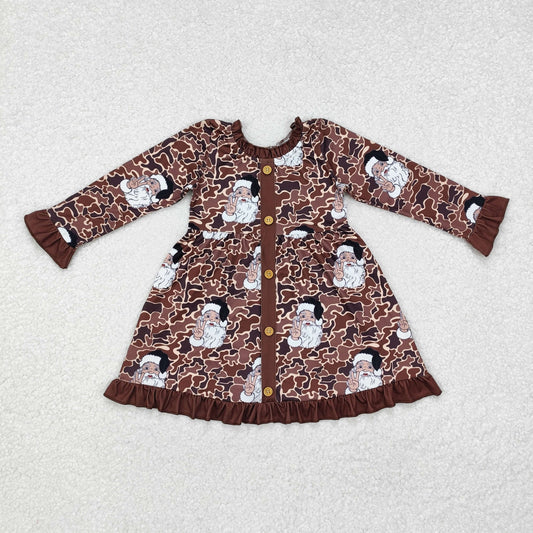 Christmas leopard santa dress