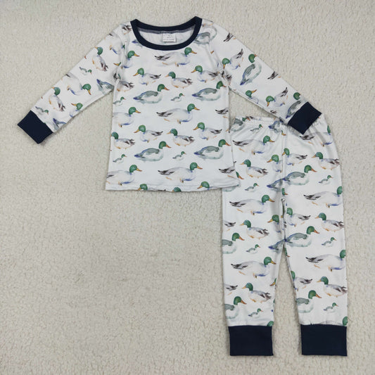 green duck long sleeve boys Suit BLP1121