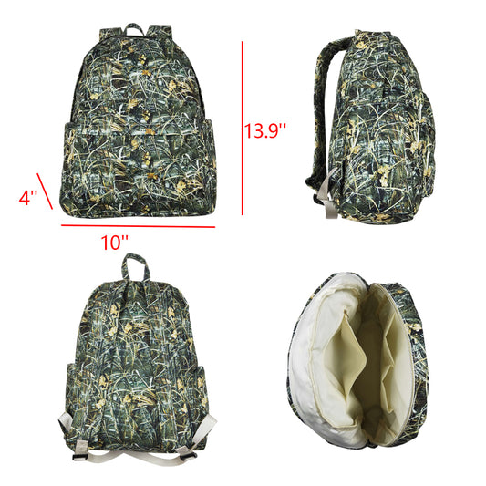 Green Camo Print BACKPACK