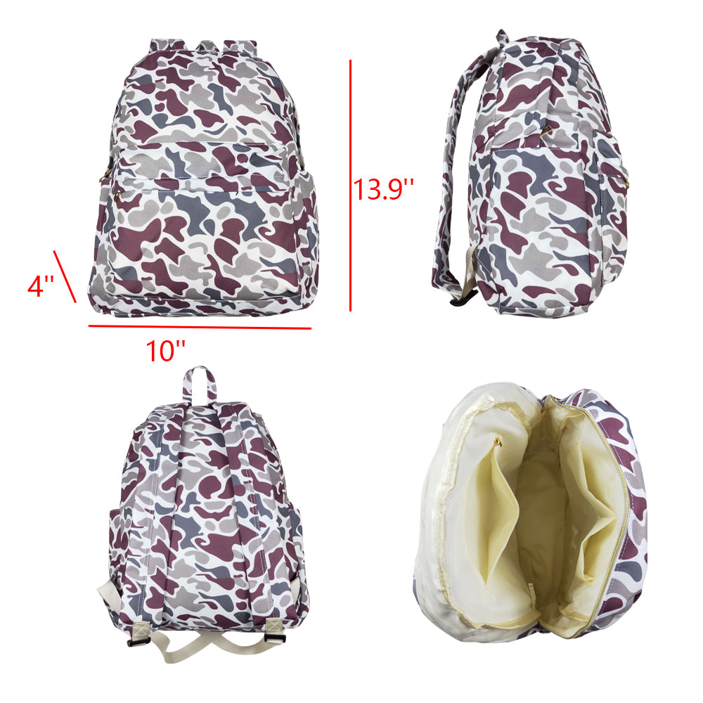 Camo Print BACKPACK