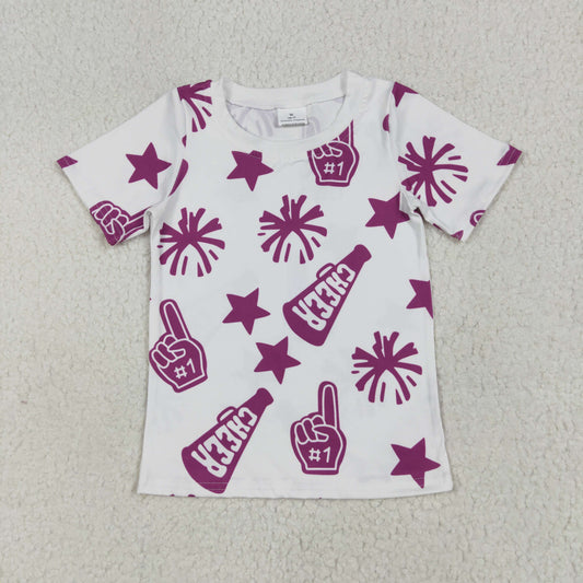 Purple Cheer short sleeve Shirt GT0993