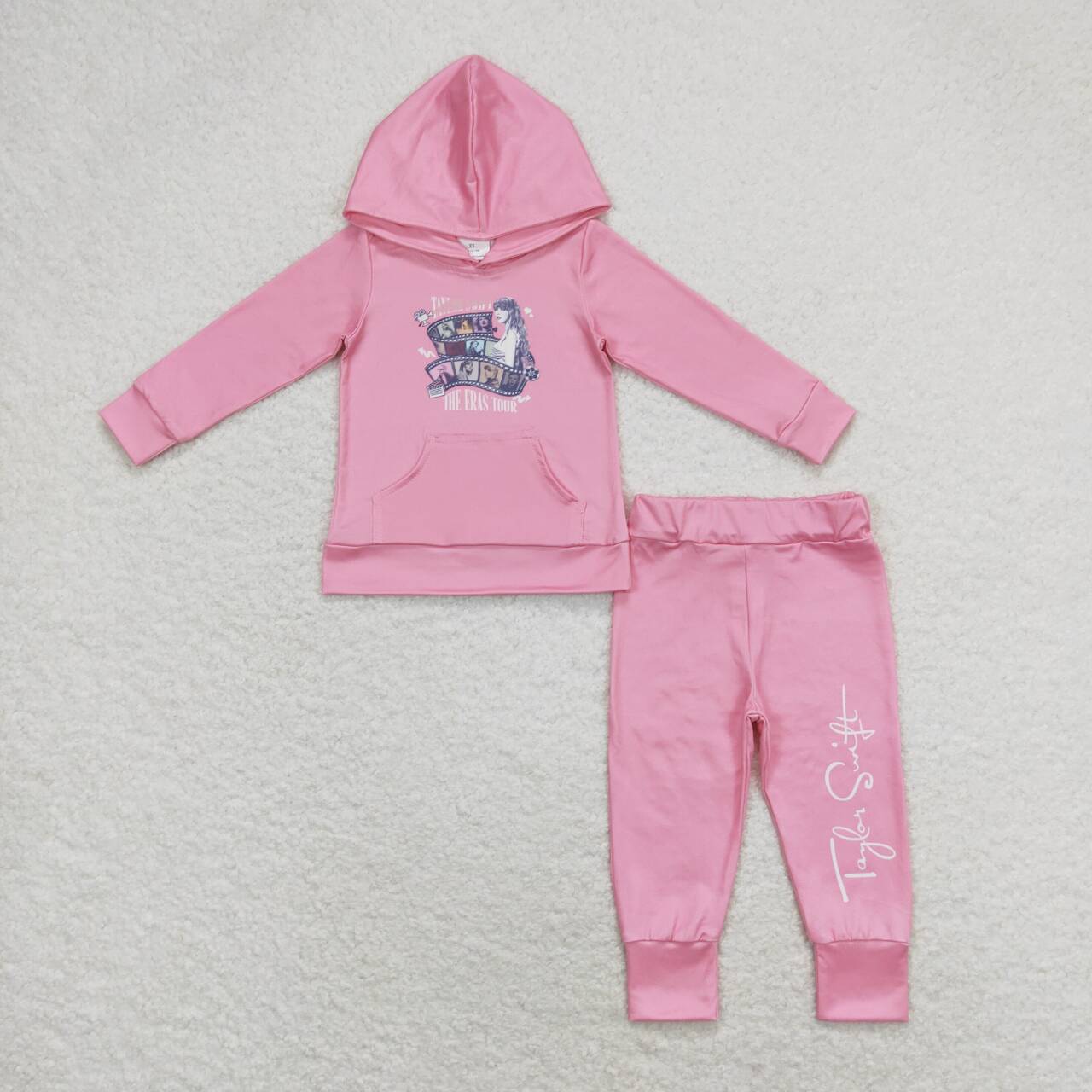 Pink Cartoon Jogger Outfit