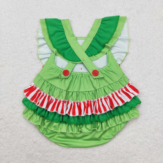 Green Baby girls romper