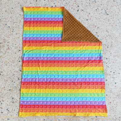 colorful baby blanket（US warehouse)
