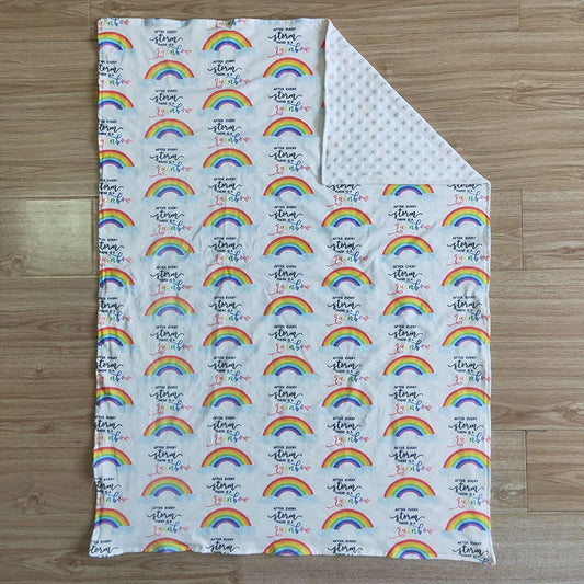 rainbow blanket（US warehouse)