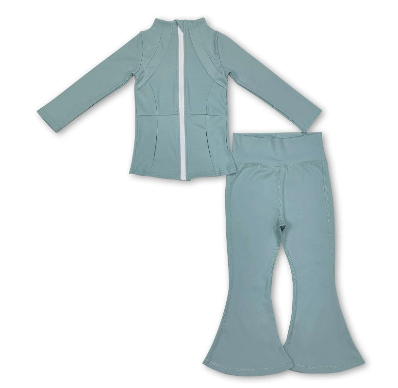 Blue yoga Girls Set