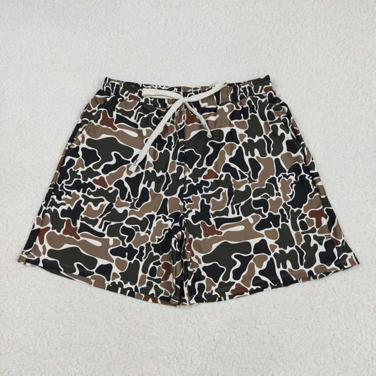Adult man camo Print short swim