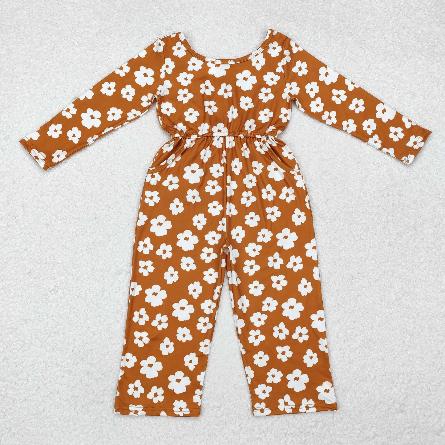 Brown flowers Jumpsuit