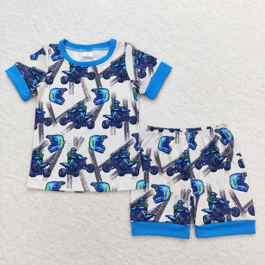 blue cartoon boy set
