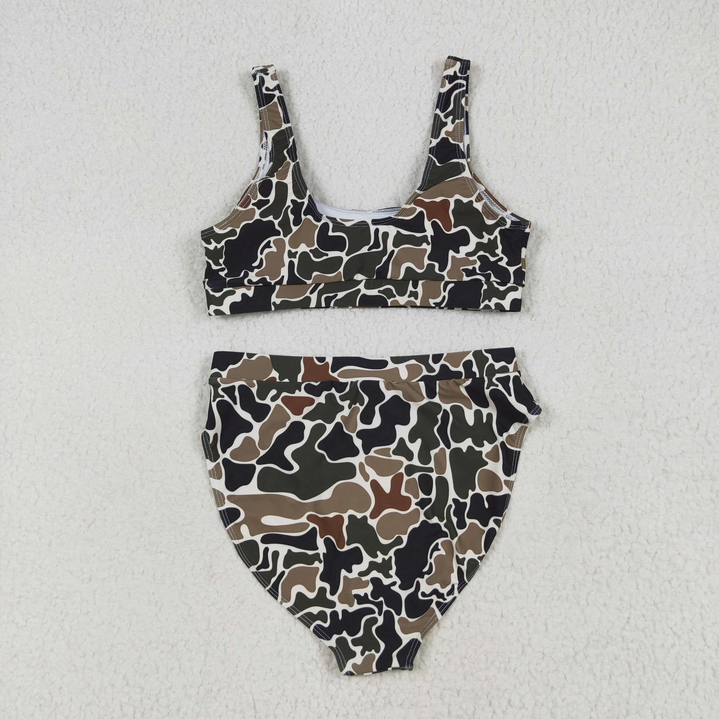 brown camo Swimsuit for women