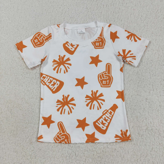 orange Cheer short sleeve Shirt GT1090