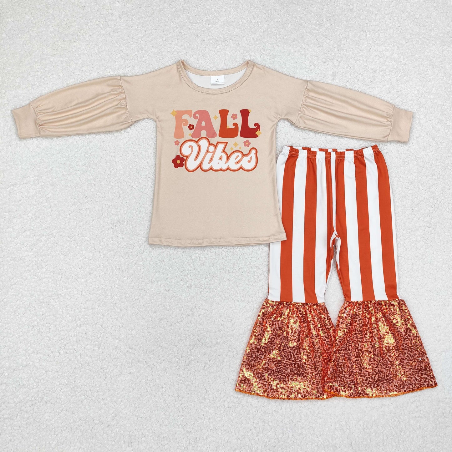 Fall Video long sleeve sequins pants Set