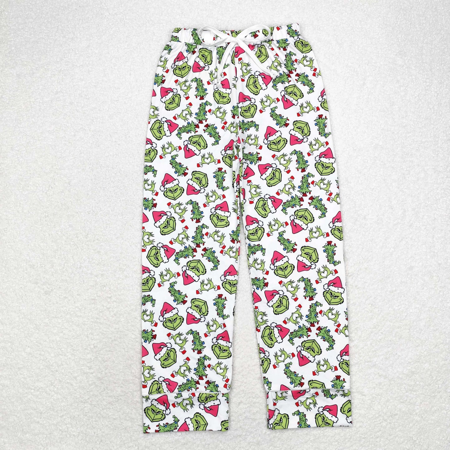 Adult Christmas green cartoon Pants