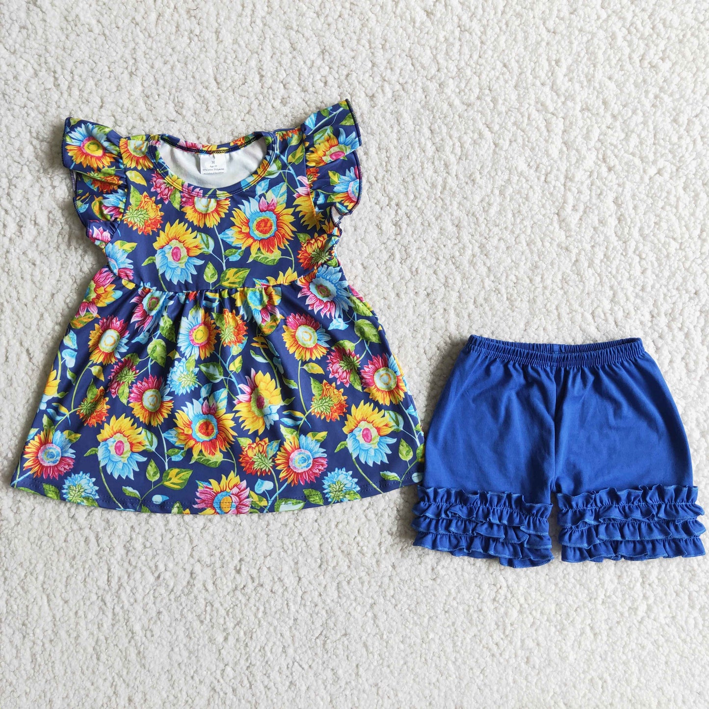 sunflower summer girl set