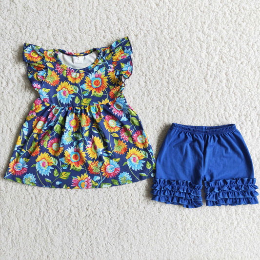 sunflower summer girl set