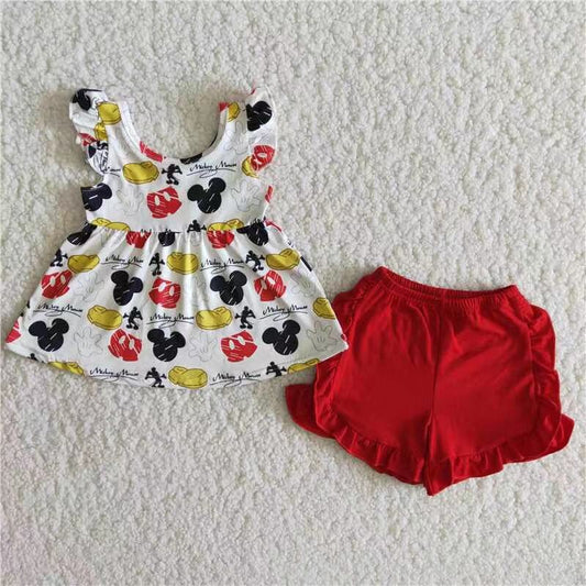 cartoon summer girl set