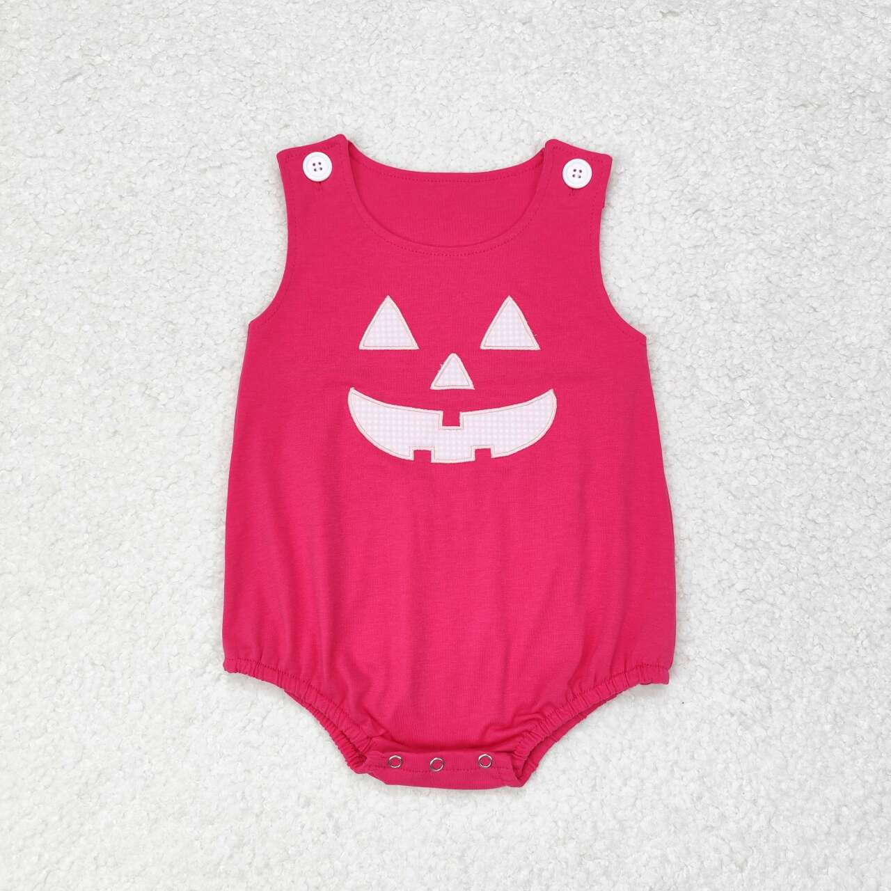 Halloween pink sleeveless Baby Romper