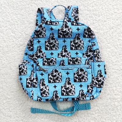 Blue cow kids backpack（US warehouse)