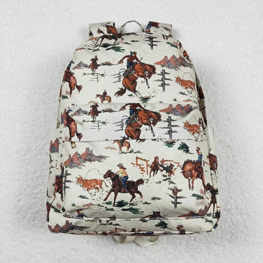 western cowboy kids backpack （US warehouse)