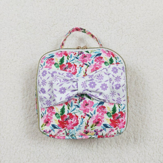 pink floral lunch box （US warehouse)
