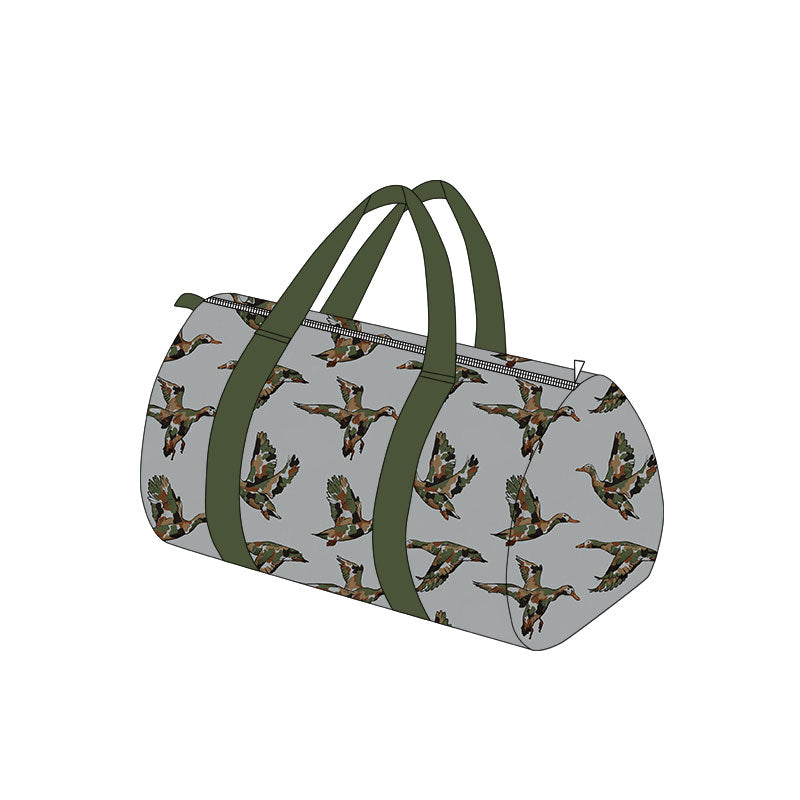 Preorder MOQ 5 pcs each Mallard Ducks Camo Gray Kids Matching Bags