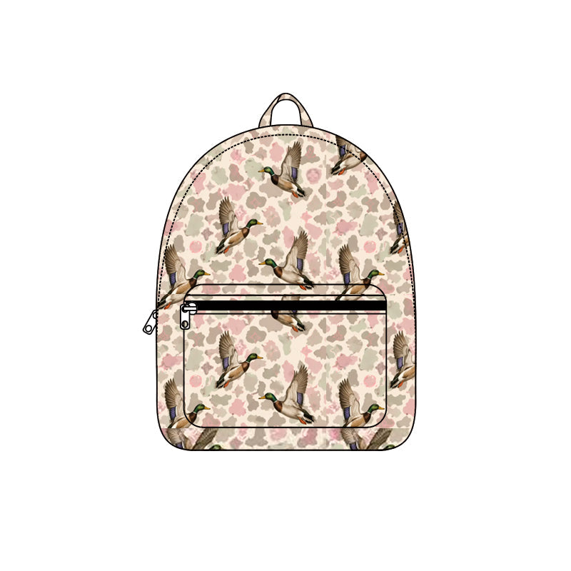 Preorder MOQ 5 pcs Each Style Mallard Ducks Camo Pink Kids Matching Clothes, Bags & Blanket