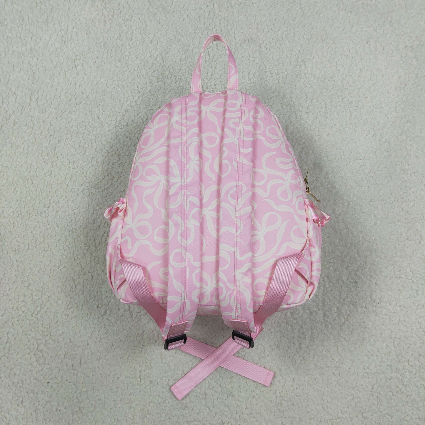 BA0459 Bows Ruffles Pink Bag Backpack