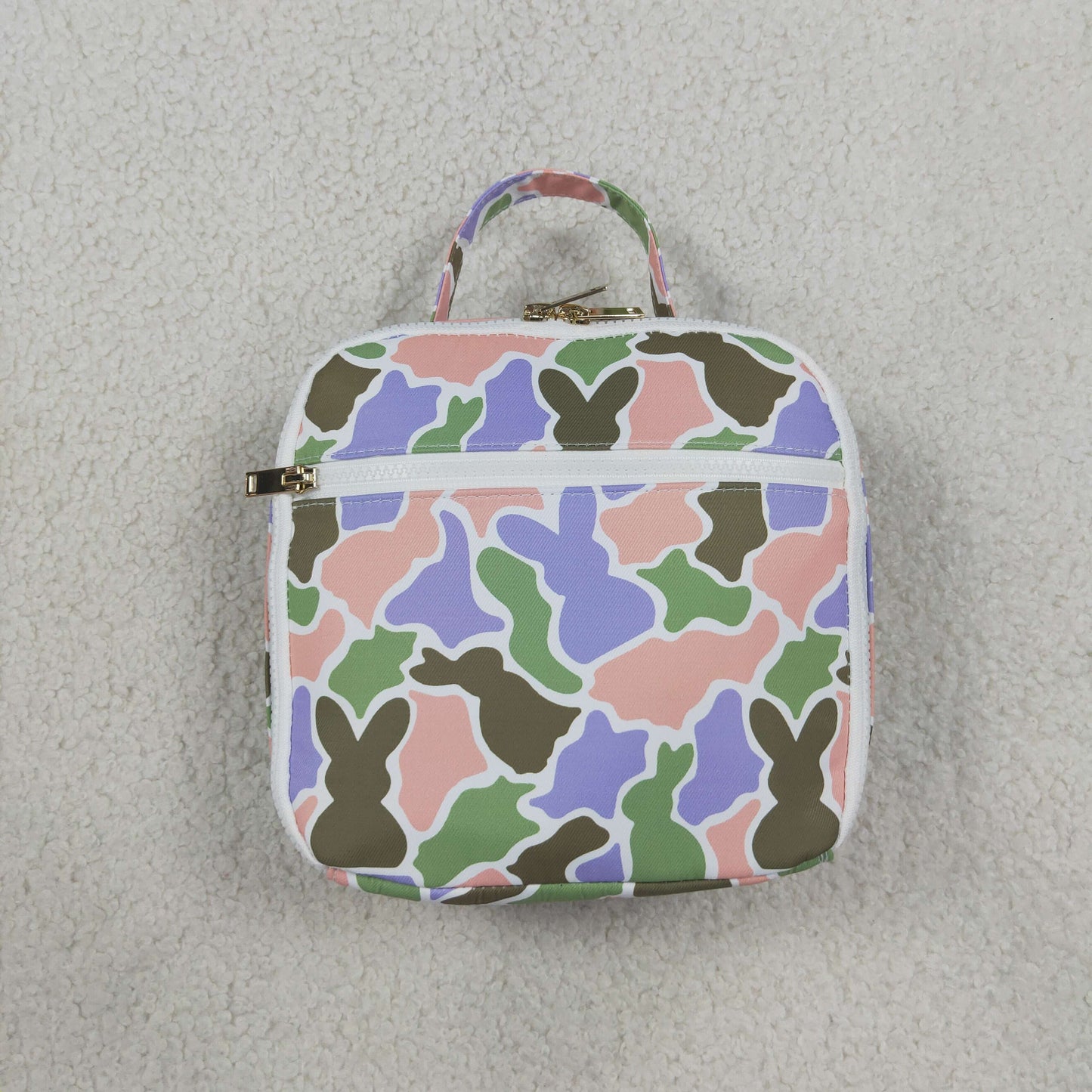 BA0463 Easter Bunny Camo Lunch Box Bag