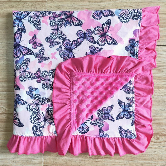 Butterfly kids blanket（US warehouse)