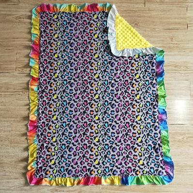 leopard kids blanket（US warehouse)