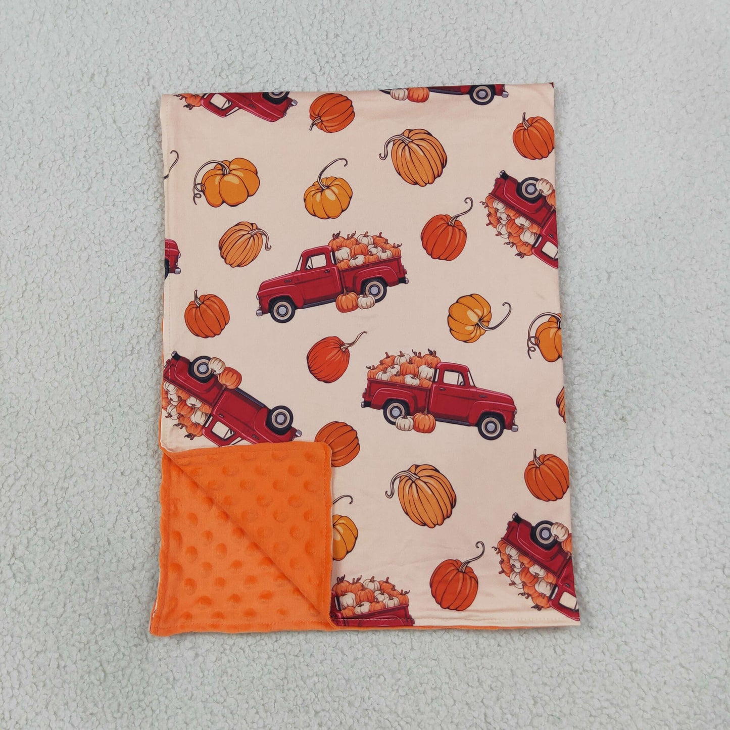 Fall Pumpkin Car Orange Kids Matching Clothes
