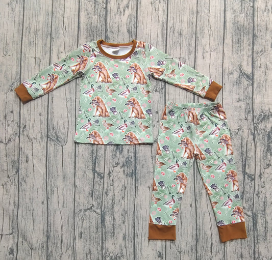 pre -order green dog duck girl set BLP1070