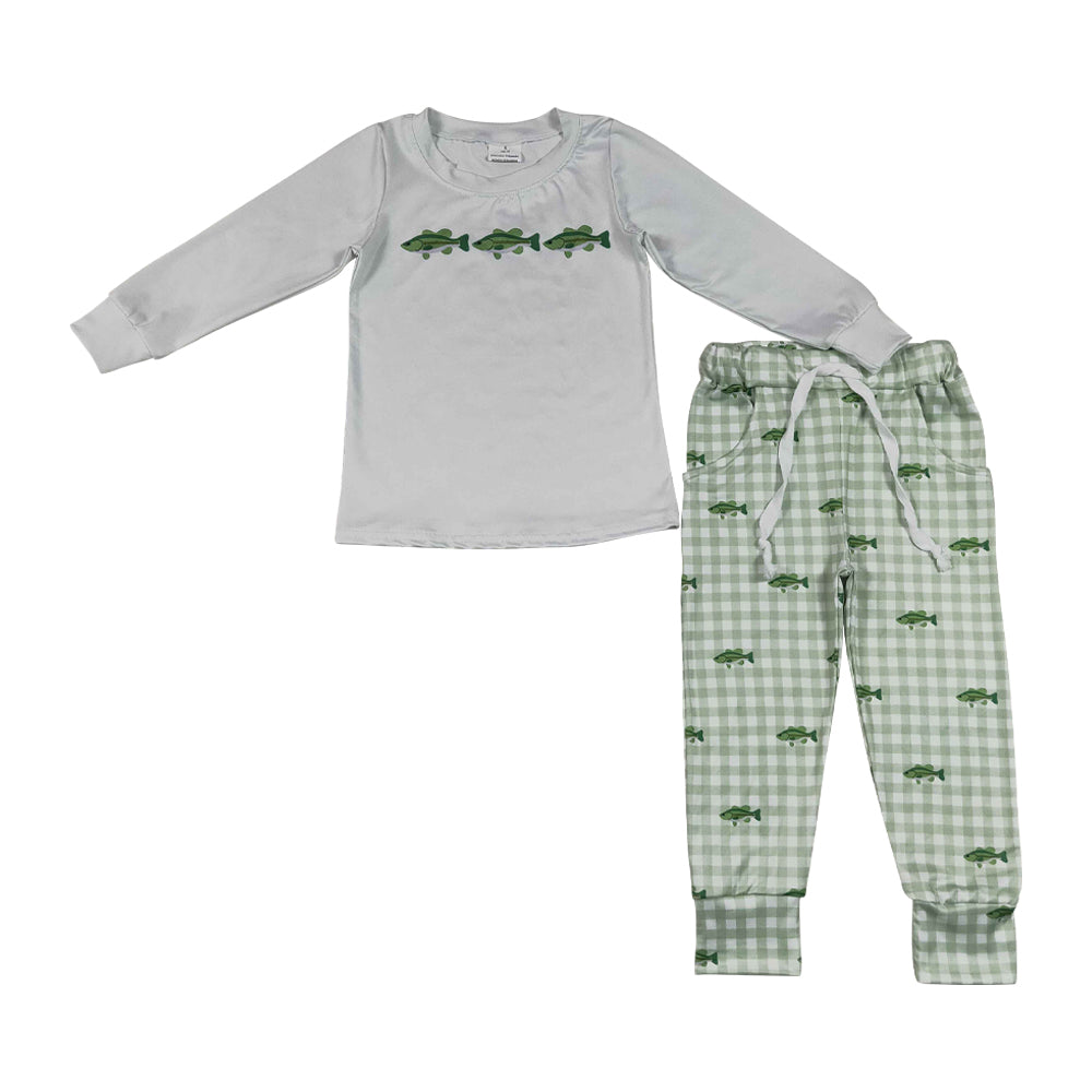 fish Long Sleeve Boy Set  BLP1425