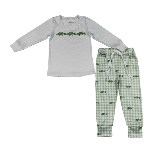 fish Long Sleeve Boy Set  BLP1425
