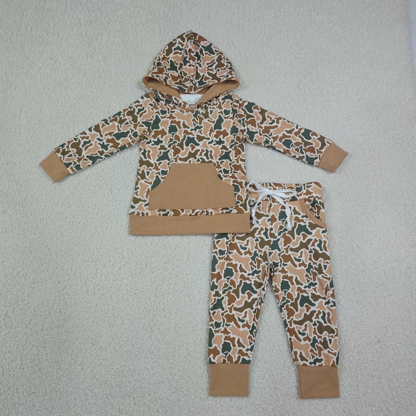 BLP1509 Hunting Camo Boys Hoodie Set