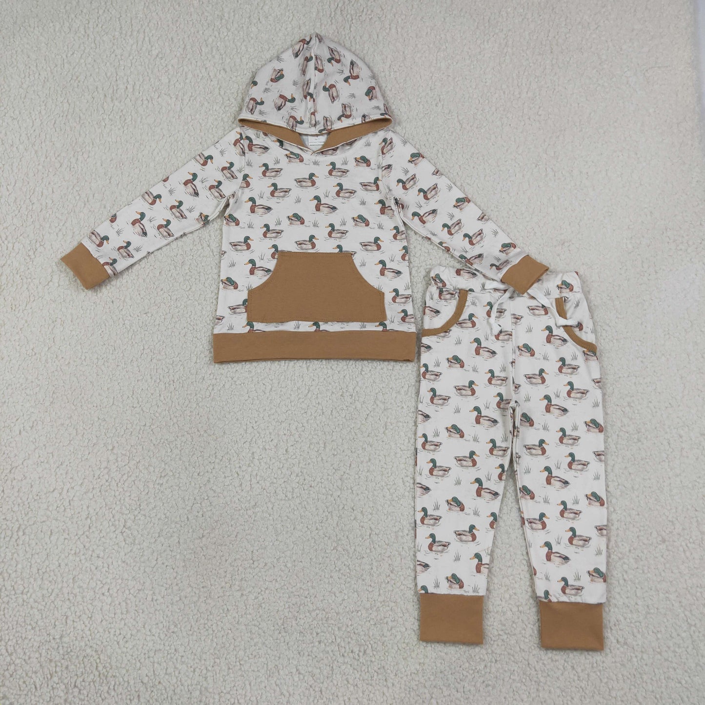 BLP1510 Hunting Mallard Ducks Boys Hoodie Set