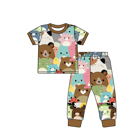 pre -order Cartoon print Short Sleeve boy set BSPO0560