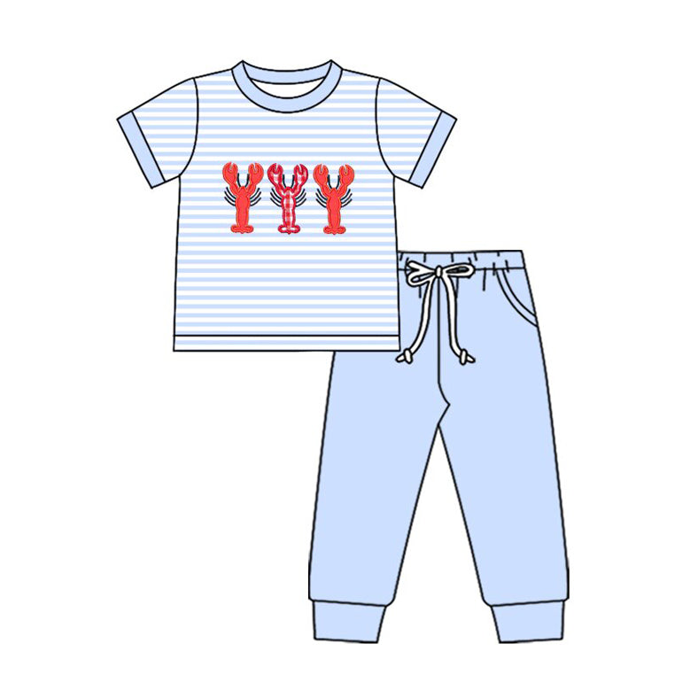 pre -order lobster short sleeve boy set BSPO0616
