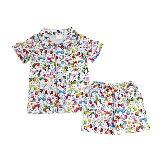 Toddler Girls Button Pajamas BSSO0816